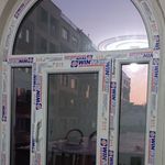 درب و پنجره دوجداره UPVCو توری پلیسه ای