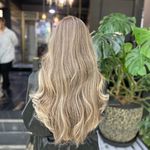 رنگ کار مو الهام قاسمی