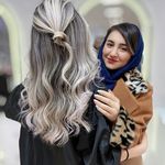 رنگ مو و کراتین مو شیوا صادقی