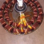 سیم پیچی پنکه سقفی وپنکه رومیزی