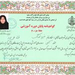گواهی کسب‌وکار برای مهدکودک رنگی رنگی نورالبشری