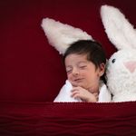 عکاسی نوزاد در منزل پروازی