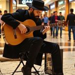 اجرای زنده با گیتار برای مناسبت هاتون