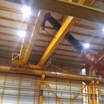 جرثقیل سقفی و دروازه ای دکل