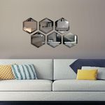 آینه های دکوراتیو شش ضلعی رباطی