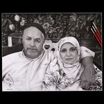فاطمه رمضان زاده • طراحی چهره سیاه قلم