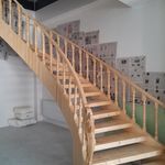 نرده چوبی  و پله دوبلکس و ساده بجنورد