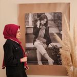 فاطمه رمضان زاده • طراحی چهره سیاه قلم