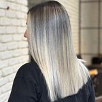 رنگ مو و کراتین مو شیوا صادقی