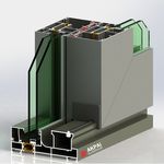 سازه آلومینیوم رضا  درب پنجره ترمال بریک