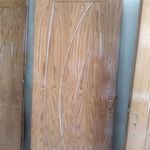 رنگکاری چوب درب چوبی کابینت دیوارکوب