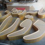 تابلو ساز عرشیا سازنده مدرن ترین تابلو های تبلیغاتی #حروف_برجسته_چنلیوم_استیل_پلاستیک