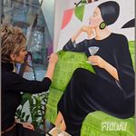 آموزش آینه آنتیک و نقاشی پشت آینه شهرزاد