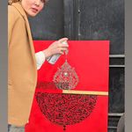 آموزش آینه آنتیک و نقاشی پشت آینه شهرزاد