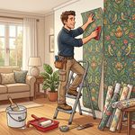 (دکوربان) کاغذ دیواری پارکت کفپوش پردیس
