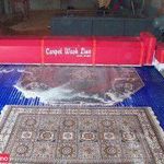 قالیشویی گل ابریشم