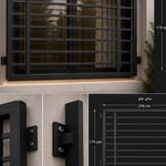 درب آکاردئونی سه لوزی و تمام لوزی الماس