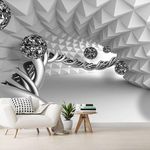 کاغذدیواری پوستر سه بعدی آینه دکوراکتیو مرکز پخش