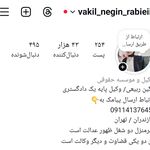 وکیل پایه یک دادگستری نگین ربیعی