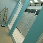 نقاش نقاشی ساختمان.  خدمات با