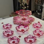 ظروف وزیورآلات رزینی و تابلوهای دکوراتیو