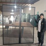 درب پنجره upvc، توری پلیسه ای صفرتاصد