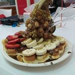 بستنی وافل لته