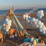 دکور ساحلی قشم تم تولد ساحلی تم فرمالیته