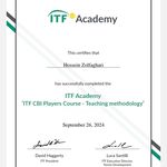 مربی تنیس تخصصی حسین ذوالفقاری ITF Coach