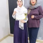 فیبروز ابرو،شید لب،خط چشم فاطمه حسنی