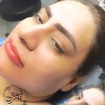 فیبروز ابرو،شید لب،خط چشم فاطمه حسنی