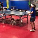 آموزش تنیس روی میز خانم سُروری