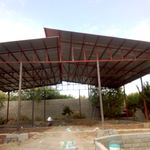 نصب سوله پوشش آبرو ساخت ونصب خرپا