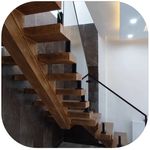 نرده شیشه ای فیدار استیل