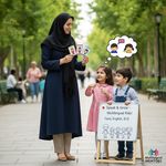 آموزش زبان کودک سلام حلما