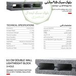 بلوک فوق سبک لیکا ایده آل عنصری شمال غرب