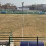 زمین چمن مجموعه ورزشی باباخانلو
