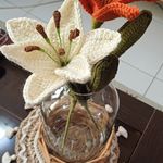 مکرومه بافی_بافت دسته گل آقانژاد