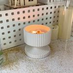 سنگ مصنوعی و شمع