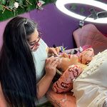 اکستنشن مژه و اموزش مژه محنا