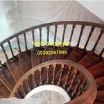 نرده چوبی  و پله دوبلکس و ساده بجنورد