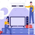 نمایندگی تعمیرات تلویزیون سونی سامسونگ کیش TV