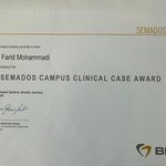 دریافت جایزه معتبر Clinical Case Award برای درمان‌های موفق ایمپلنت - آلمان ۲۰۲۰