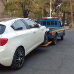 امدادخودرو یدک‌کش جرثقیل خودرو بر چرخگیر