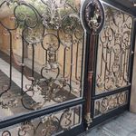 نقاشی ساختمان در و پنجره دیوار و سقف