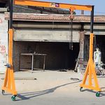 جرثقیل سقفی و دروازه ای دکل