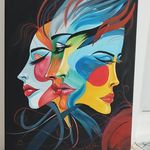 تابلو دکوراتیو مدرن نقاشی مداح