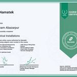 گواهینامه تاسیسات الکتریکی
