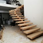 نرده چوبی  و پله دوبلکس و ساده بجنورد