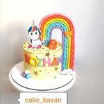 کیک تولد خونگی کاوان